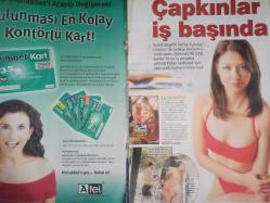 Şamdan Haftalık Aktüalite Sinema Tiyatro Müzik ve Magazin Dergisi - Nefise Karatay - Mehmet Ali Erbil - Serdar Ortaç - Sema Denker - Türkan Şoray - Selhan Aslıgül Atasagun - Önder Bekensir - Derin Mermerci - Kerem Alışık - Nükhet Duru - Ayşem Saraçolu - Kaya Çilingiroğlu - Suat Ateşdağlı - Ünver Oral - Cem Hakko - Bettina Hakko - Zeynep Fadıllıoğlu - Ümit Özekici - Meral Kozakçıoğlu - Roberta Caucci - Selin Toktay - Gökhan İleri - Gülşen Işık - Duygu Dikmenoğlu - Tan Sağtürk - Şebnem Ferah - Sertap Erener - Özlem Yıldız - Özge Şenocak - Aykut Hamzagil - Ferda Anıl Yarkın - Murat Bilican - Ali Aktuna - Hülya Avşar - Nükhet Duru fotoğraf ve haberi - Dergi Tam Değildir Sadece 22 Sayfası Mevcuttur