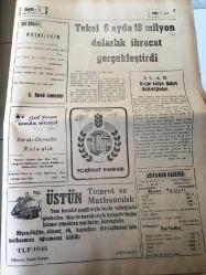 ADIYAMAN GAZETESİ YEREL TAŞRA BASINI   ---14 KASIM 1985--Kalkınmada öncelikli yörelerde demir -çelik ve turizm yatırımları teşvik  kapsamına alındı --ANAP 'ın TBMM grup  toplantısında  kuru fasulye skandalı   tartışıldı --Özal :Milli kültr binanın  çimentosu gibidir --Aksu  müstehcen neşriyatı önleyen teklifi verdi  --İthal  yumurta 21  liradan satılıyor --Öykü :Irgat  :Ufuk Öncü--Tekel 6 ayda 18 milyon dolarlık ihracat  gerçekleşti --