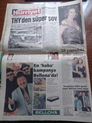 Hürriyet Gazetesi - 25 Ekim 1998 -  Emin Çölaşan - Güneş Sistemi'nin Benzeri Tespit Edildi - İstanbul Büyükşehir Belediye Başkanı Recep Tayyip Erdoğan İstifam Yakın - Tekvando'da Avrupa Şampiyonu Mert Tuncer -Beşiktaş Fenerbahçe Derbisi - Süleyman Seba'nın İstifası Cebinde - Cumhuriyetimizin 75. Yıl Kutlamaları - Nesim Malki Cinayeti - Aşkın Nur Yengi - AIDS Aşısı Maymunları Kurtardı - Gazinolar Coştu - Hülya Avşar - Emel - Muazzez Abacı - Çevre Bakanı İmren Aykut - Alkolizmin Geni Bulundu