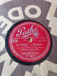 RENATO CAROSONE * LA PANSE & MODERATO & CHELLA LLA' - BAJON * PATHE TAŞ PLAK