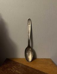 Sambonet Italy Gümüş Kaplama Otel Logolu Yemek Kaşığı