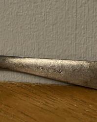 Sambonet Italy Gümüş Kaplama Otel Logolu Yemek Kaşığı