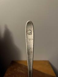 Sambonet Italy Gümüş Kaplama Otel Logolu Yemek Kaşığı