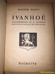 IVANHOE - Walter Scott - Librairie Hachette - Fransızca Kitap
