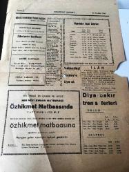 MARDİN  DEMOKRAT GAZETESİ YEREL TAŞRA  BASINI --D.P lilere K.Mecliste yer veriliyor --Ankara senatosu toplandı --Çalışkan kızlar için  parasız yurt -Mobil Oil Türk A.ş Lise Mezunlarına Burs Verdi --Kruşçef Macmillan  'ı tenkit etti --Peru da depremler -Türkiye Sosyalist  Partisi Aleyhine dava açıldı --Sol tarafında  kopukluk var ama yazılar  okunabilir durumda -