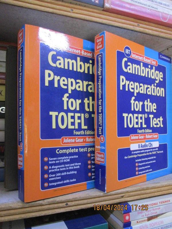 İBT CAMBRIDGE PREPARATION FOR THE TOEFL TEST FOURTH EDITION COMPLETE TEST  PREPARATION CD-ROM + 8 AUDIO CDs