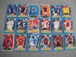 3/4 - ÇOCUK OYUN KARTLARI - MATCH ATTAX +STAR FUTBOL SERİSİ - 35 ADET