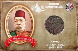 M.Reşad 20 Para 1327/6 Kulpsuz ÇT  (AS-7)