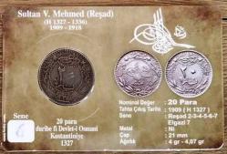 M.Reşad 20 Para 1327/6 Kulpsuz ÇT  (AS-7)