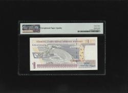 Bir Yeni Türk Lirası 1 YTL  P216 2005 PMG 67 EPQ SUPERB GEM UNC S/N A29619828 / 8. EMS 1. Tertip