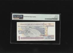 Bir Yeni Türk Lirası 1 YTL  P216 2005 PMG 67 EPQ SUPERB GEM UNC S/N A02619680 /  8.EMS 1. Tertip