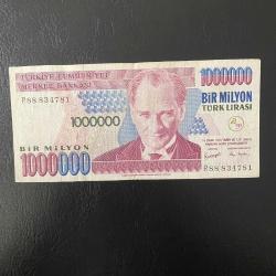 Efemera - 1 Milyon Türk Lirası Kağıt Para - kitantik - kitaLog