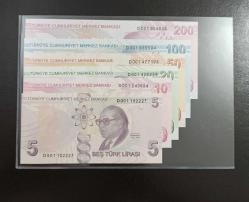 9.EMİSYON D001 PARA SETİ ÇİL KONDİSYONDA