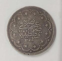 1255 S.Abdülmecid Dönemi Gümüş Mecidiye 20 Kuruş ..