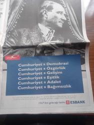 Hürriyet Cumhuriyet Özel Gazetesi - 29 Ekim 1998 - Cumhuriyet Böyle Kuruldu - Gazi Mustafa Kemal Atatürk - İlk Cumhurbaşkanı Seçildi - Kadıdan Kadın Yargıça - Çok Partili Siyasi Yaşam - 75 Yılda 55 Hükümet - Adnan Menderes - 75 Yılın Futbol Hikayesi - Medreseden Okula - Celal Bayar - Edebiyat Cumhuriyeti - Demokrat Parti - Türkiye İşçi Partisi - Kenan Evren