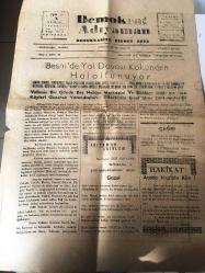 ADIYAMAN  DEMOKRAT ADIYAMAN  YEREL TAŞRA BASINI ----6 Nisan  1955 Yıl :1 Sayı :84--Besni de  Yol Davası Kökünden  Hal Olunuyor - Adıyaman Şairleri :Hazırlayan :Zeki Adıyaman - Şair :Abdurrahman Hicri   Gazel  --Hakikat  Acaba Mesulu  Kim ?- Çelikhan  kazası cami yaptırma  ve onarma  derneği nizamnamesi -- Tarih Sütunu Adıyaman  ve civarı   Şükrü Erdoğan --