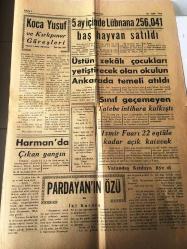 EDİRNE SESİ GAZETESİ YEREL TAŞRA BASINI --20 EYLÜL 1963  --Marmara Bölgesinde Devamlı Depremler -- Edirne de hafif bir deprem oldu -- İpek  ipliği imalat  programı  hazırlanıyor - Su  yollarının tamiri hızla  devam ediyor --Cadde ve  Pazar Yeri  :E. Necmi  Gücüyener ---Zeytin yağ   rekoltesi 70-75 bin ton olarak  hesaplandı -- Muammer   Karaca  Edirne Temsilcileri  - Nuri Berkan  dün Edirne den Ayrıldı -Caniler  Şirketi  Yazan :Edgar  Wallece --Koca Yusuf ve Kırkpınar Güreşleri  - 5 ay içinde Lübnan 'a 256 ,041-  baş hayvan satıldı --Üstün zekalı çocukları  yetiştirecek olan okulun  Ankara da temeli atıldı --Hayvanların Beslenmesinde  Ayçiçeği Küspesi :Hekim İzzettin  Gökmen --Almanya 'ya işçi olarak nasıl gidilir --