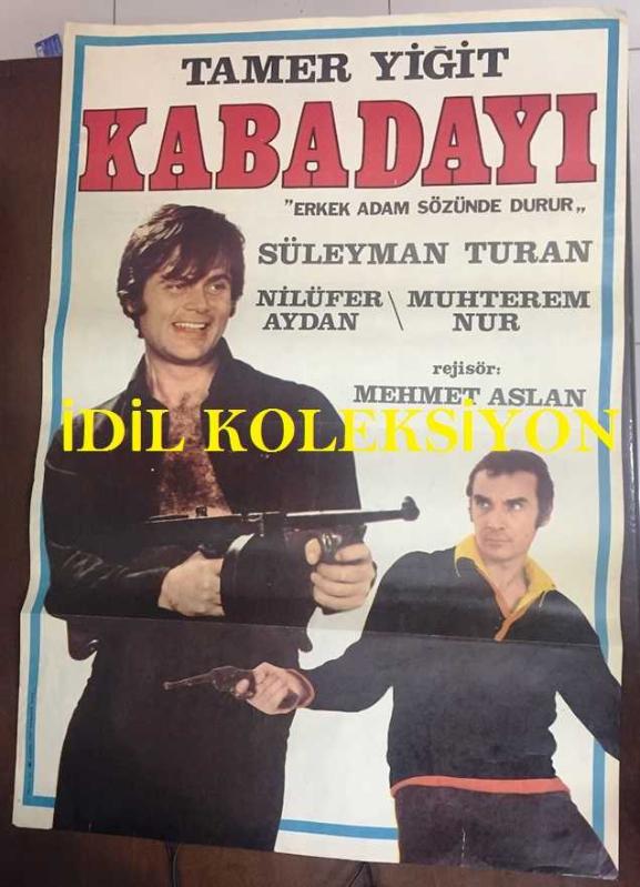 ERKEK ADAM SÖZÜNDE DURUR KABADAYI 1967 FİLM AFİŞİ POSTERİ  