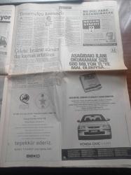 Sabah Gazetesi - 6 Aralık 1998 - Beşiktaş Trabzonspor Bu Futbol Şöleni Kaçmaz - Mehmet Ali Yılmaz - Süleyman Seba - Barcelona - Çeteye Bulaşan Yanıyor Bakan İşadamı Şarkıcı Farketmiyor Son Örnek Şarkıcı Sibel Can Oldu -  Şam'a Uyarı - Sezen Aksu Ahmet Utlu'yu Sevgilisi İle Bastım - Karahan Çantay - Hakan Ural - Bülent Ecevit ANAP'sız Olmaz - Süleyman Demirel PKK Hala Suriye Topraklarında Faaliyet Gösteriyor - Tansu Çiller İle Mesut Yılmaz Soruşturma Anlaşması