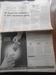 Sabah Gazetesi - 4 Aralık 1998 - Turgay Ciner Gururumu Kırdılar - Galatasaray'a Kirli Oyunlar Dün Start Aldı - Fatih Terim Hakem Çocuk Gibiydi- İtalya Abdullah Öcalan'ı Postalıyor - Sibel Can Gözaltında - Süleyman Demirel Bülent 19 Yıl Önce Nihat Erim'in Cenazesinde - Alaattin Çakıcı'ya Şartlı İade