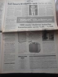 Sabah Gazetesi - 4 Aralık 1998 - Turgay Ciner Gururumu Kırdılar - Galatasaray'a Kirli Oyunlar Dün Start Aldı - Fatih Terim Hakem Çocuk Gibiydi- İtalya Abdullah Öcalan'ı Postalıyor - Sibel Can Gözaltında - Süleyman Demirel Bülent 19 Yıl Önce Nihat Erim'in Cenazesinde - Alaattin Çakıcı'ya Şartlı İade