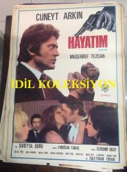 HAYATIMIN EN GÜZEL YILLARI, 1972, FİLM AFİŞİ / POSTERİ - BÜYÜK BOY - ORİJİNAL - 100 X 71 cm EBADINDA - Original Turkish Big Size Movie Poster - Süreyya Duru, Erdoğan Tünaş, Cüneyt Arkın, Bilal İnci, Mualla Omay, Bora Ayanoğlu, Kayhan Yıldızoğlu, Süleyman Turan, Müşerref Tezcan, Sinan Ecer, Ruhan Kumru, Recep Filiz, Özdemir Öğüt, MURAT FİLM