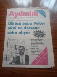 Aydınlık Gazetesi - 19 Temmuz 1998 - Kurucusu Şefik Hüsnü - Doğu Perinçek - Kara Paranın Diktası İçin Başkanlık Sistemi - Ülkücü Baba Sedat Peker Okul Ve Dersane Satın Alıyor - Hanefi Avcı'yı Süleyman Demirel'in Avukatı Kurtardı - Haftanın Konuğu Noam Chomksy - Özel Harpçi Oğuz Kalelioğlu Diyanet'e Danışman - Turgut Özal - Gaziantep Üniversitesi'nde Ülkücü Şeriatçı Kadrolaşma