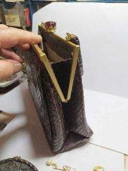 ANTİKA YILAN DERİSİ KADIN ÇANTASI