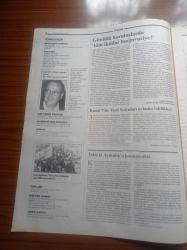 Aydınlık Gazetesi - 14 Haziran 1998 - Kurucusu Şefik Hüsnü - Doğu Perinçek - Yeşil Mehmet Ağar Ve Tansu Çiller'in Uyuşturucu Belgeleri Elimde - Yüksek Askeri Şura Batı Destekli İrticaya Aman Yok - Seçim İçin Yasalar Değişmeli - ADD Başkanı Yekta Güngör Özden - Cengiz Ersever Deli Raporu Almaya Çalışıyor - Semih Tufan Gülaltay'ın Polis İfadesi - Gümrükler Ülkücü Mafyaya Emanet - Özer Çiller'i  Yakacak İfade