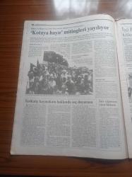 Aydınlık Gazetesi - 14 Haziran 1998 - Kurucusu Şefik Hüsnü - Doğu Perinçek - Yeşil Mehmet Ağar Ve Tansu Çiller'in Uyuşturucu Belgeleri Elimde - Yüksek Askeri Şura Batı Destekli İrticaya Aman Yok - Seçim İçin Yasalar Değişmeli - ADD Başkanı Yekta Güngör Özden - Cengiz Ersever Deli Raporu Almaya Çalışıyor - Semih Tufan Gülaltay'ın Polis İfadesi - Gümrükler Ülkücü Mafyaya Emanet - Özer Çiller'i  Yakacak İfade