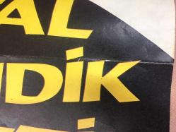 KARTAL PENDİK GİTTİK GELDİK, 1976,  FİLM AFİŞİ / POSTERİ - BÜYÜK BOY - ORİJİNAL - 100 X 68 cm EBADINDA - Original Turkish Big Size Movie Poster -  Kemal Kan, Adem Ayral, Kadir Kök, Birtane Güngör, Arap Celal, Aysun Güven, Hadi Çaman, Meral Deniz, Necati Er, Niyazi Er, Ata Saka, Gülten Kaya,