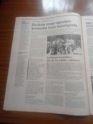 Aydınlık Gazetesi - 21 Haziran 1998 - Kurucusu Şefik Hüsnü - Doğu Perinçek - Asıl Amaçları Teokratik Devrim Resmi Raporlar Şeriatçılar Terör Hazırlığında - Eyleme Hazırlanan Tarikatlar - Nakşibendi Tarikatı -  İskenderpaşa - Kaplancılar - Süleymancılar - Hizbullahçılar - Tansu Çiller'ci Şeyh Selahattin Özgündüz Azerileri Birbirine Kırdırıyor - Kardemir'i Özeleştirme Kararı İptal Edildi