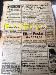 DÜZCE POSTASI  GAZETESİ   İNSAN HAKLARI DAVAMIZDIR  YEREL  TAŞRA BASINI ---15 Ağustos 1962 Yıl :12 Sayı :2122--Adalet Bakanı A.Kemal Yörük  Şehrimizde Kısa Bir  Tevakkufunda  C.K.M.P İlçe Merkezini  Ziyaret  Etti --15 Yıllık Hedeflerimiz ---Belediye başı baş köpekleri  zehirliyor --Kaymakam ve Belediye Reis Vekilinin Nazarı Dikkatine --Memleketin Kaderi :Orhan Eke --Şiir Köşesi :Yağmur Türküsü :Feyzi Halıcı  :Sonbahar : Muhsin Denli --Bütün Dünya Amalıkla mücadeleye  girişildi --Sosyal Sigorta Tasarısı  İçin İhtilaf Çıktı --Kıbrıs Türkleri   ve Rumları arasındaki  münasebetleri baltalayan sebepler --El büyüklüğündeki elektronik  beyin  hava trafiğinin  kontrolü ne  yardım ediyor --