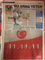 Milliyet Gazetesi , 11 Kasım 2011 , Hasan Aydın Altan, Sebahattin Yılmaz, Cem Emir, Okan Tüysüz, Naci Görür, Atsushi Miyazaki, Turgay Ipek, Deprem Sıra Beklemedi: Bayram Oteli Yıkıldı, Ulu Önder Atatürk'ün Anma Törenleri, Meclis'te Kürsüdeki Vekile Müdahale, Yargıtay'a Herkes Aday, Komsunun 'Derviş'i Papadimos, Depremin Ardından Otelde Yaşananlar, Van Depremi: Bilanço ve Uzmanların Değerlendirmesi, Biber Gazıyla Depremzedelere Müdahale, Hayatını Fıstık Ezmesi Kurtardı, Avrupa Ligi ve Türk Takımlarının Performansı, Hamit Altıntop, Servet Pletikosa, Simunie Pranjic, Rakitic Vukojevic, Modric Eduardo, Told Mandzukic, Egemen (Giray), Arda Selcuk, Burak, Sabri Corluka, Vida Sma, Felix Brych (Almanya), Guus Hiddink, Bilal Meşe, Mustafa Alkaç, Slaven Bilic, Türkiye - Hırvatistan Euro 2012 Eleme Maçı, Milli Takımın Tarihi Karşılaşması, Chelsea'nin Mehmet Topal İçin Teklifi, Guus Hiddink'in Maç Öncesi Uyarıları, Burak Yılmaz'ın Avrupa Şampiyonası Hedefi