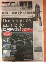 Milliyet Emlak Gazetesi , 11 Kasım 2011 , Altan Elmas, Ahmet Haluk Karabel, Esenyurt ,  Avrupalı KonutA Doyacak , 42 Katlı Bina İçin 43 Tonluk Saat , Depremzede İçin İlk Etapta 4 Bin Konut, Dünyanın En İyisi Olma Yarışına Girdi , Babil Kuleleri , Kristal Şehir , Maximoon , Bura Residence , Terrace Mix , Esenyurt'ta Değişim Rüzgarı ,  Piyasanın Nabzı, Aylin Yılmaz