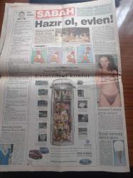 Sabah Gazetesi - 19 Aralık 1998 - Beşiktaş İdmanında Alpay Özalan Ve Oktay Derelioğlu Kavga Etti - Galatasaray Başkanı Faruk Süren - Kod Adı İsyan - ABD Bombardımanın Altında Saddam Hüseyin'i Devirme Planı Yatıyor - Apo Toto'da Son Durum Favori Libya - Telefonda Kulak Korkusu - Peşpeşe Patlayan Kasetler - Bülent Ecevit'ten Bir Formül Daha - Stajyer Savcı Kemal Kaplan'ın Eşi Döndü Kaplan'a İdam - Yavuz Donat - Selahattin Duman