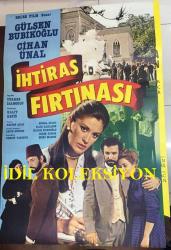 İHTİRAS FIRTINASI, 1983, FİLM AFİŞİ / POSTERİ - BÜYÜK BOY - ORİJİNAL - 100 X 65 cm EBADINDA - Original Turkish Big Size Movie Poster - Halit Refiğ, Nezihe Araz, Zuhal Olcay, Gülşen Bubikoğlu, Necip Tekçe, Renan Fosforoğlu, Diler Saraç, Zeki Alpan, Cihan Ünal, Haluk Kurtoğlu, Muhteşem Durukan, Raik Alnıaçık, Cevdet Balıkçı, İhsan Gedik, Hurşit Yenigün, Çetin Gürtop, ERLER FİLM