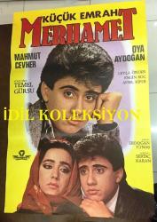 MERHAMET, 1986, FİLM AFİŞİ / POSTERİ - BÜYÜK BOY - ORİJİNAL - 100 X 66 cm EBADINDA - Original Turkish Big Size Movie Poster - Temel Gürsu, Erdoğan Tünaş, Sertaç Karan, Oya Aydoğan, Engin Koç, Mahmut Cevher, 	Emrah İpek, Leyla Önder, VARLIK FİLM