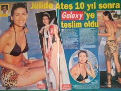 Süper Galaxy Haftalık Aktüalite Sinema Tiyatro Müzik ve Magazin Dergisi - 2000 Yılı - Sayı:32 - Emel Müftüoğlu - Ebru Yaşar - Ajda Pekkan - Erol Özbaş - Beşiktaşlı Ayhan - Sibel Yılmaz - Çağla Şikel - Bozok Gören - Salih Keçeci - Jülide Ateş - Dr. Bilal - Esin Moralıoğlu - Yurdal Sert - Nilüfer Kurt - Yağmur Ünal - Ali Gürsoy - Gionis Yannis - Nükhet Duru - Sergen Yalçın - Selhan Aloğlu - Helin Avşar - Şener Şen - Salih Keçeci - Semra Özal - Seren Serengil - Nigar Talibova - Cenk Eren - Ece Erken - Yasemin Koşal - Yusuf Day - Uğur Kozanoğlu - Tayfun Duygulu - Emel Müftüoğlu - Aysun Erkul - Feza Gürsoy - Hande Yener - Uğur Güneri - Süha Çevik - Başak Gürsoy - Savaş Kalafat - Vahe Kılıçaslan - Tülin Şahin - Ebru Yaşar - Okan Bayülgen - Cansu Dere - Asu Emre - Bilge Kara - Beyazıt Öztürk - Sinem Öztufan - Cenk Torun fotoğraf ve haberi - Tam Takım Dergi