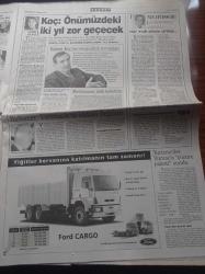 Sabah Gazetesi - 30 Temmuz 1998 - Trabzonspor Başkanı Mehmet Ali Yılmaz - Galatasaray Ligden Atılır -  Zeki Civlez Namı Diğer Digor Canavarı 7 Cana Kıydı İkinci Kez Afla Çıkacak - Mümtaz Soysal Bülent Ecevit'le Yolunu Ayırdı - Tansu Çiller'in Çıkını'ndaki Servet 880 Adet Cumhuriyet Altını 570 Bin Dolar Ve 670 Bin Mark - Kanal 6'yı Jet Pa Aldı