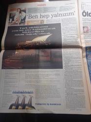 Sabah Gazetesi - 18 Temmuz 1998 - O Hep Hayatımızdaki Kadın Türkan Şoray Yazı Dizisi - Sezen Aksu - Nilüfer - Hülya Avşar - Naomi Campbell - Fenerbahçe'de Son Dakika Okocha Gidiyor Uche Huzursuz - Galatasaray Paok Maçı Atvde- Kadir İnanır Benim İçin Özel - Amerika'da Tedavi Olan Milletvekilleri Kendi Paylarına Olan Yüzde 10'u Bile Ödemedi - Mustafa Kalemli Turban Yolsuzluğu - İslamcı Feminist Konca Kuriş Kaçırıldı