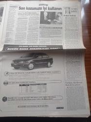 Sabah Gazetesi - 18 Temmuz 1998 - O Hep Hayatımızdaki Kadın Türkan Şoray Yazı Dizisi - Sezen Aksu - Nilüfer - Hülya Avşar - Naomi Campbell - Fenerbahçe'de Son Dakika Okocha Gidiyor Uche Huzursuz - Galatasaray Paok Maçı Atvde- Kadir İnanır Benim İçin Özel - Amerika'da Tedavi Olan Milletvekilleri Kendi Paylarına Olan Yüzde 10'u Bile Ödemedi - Mustafa Kalemli Turban Yolsuzluğu - İslamcı Feminist Konca Kuriş Kaçırıldı