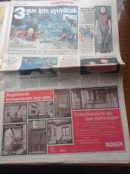 Sabah Gazetesi - 9 Kasım 1998 - Galatasaraylı Emre Belözoğlu Hastaneye Kaldırıldı - Fenerbahçe'de Operasyon - 2 Yıl Önce Öldürülen Ankara'nın Nesim Malki'si Olarak Tanınan Veli Sözdinler Dosyası Yeniden Açıldı - Sinemanın Kötü Adamı Erol Taş Yaşama Etti - Kuzey Irak'ta PKK'lı Avı
