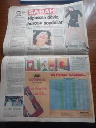Sabah Gazetesi - 9 Kasım 1998 - Galatasaraylı Emre Belözoğlu Hastaneye Kaldırıldı - Fenerbahçe'de Operasyon - 2 Yıl Önce Öldürülen Ankara'nın Nesim Malki'si Olarak Tanınan Veli Sözdinler Dosyası Yeniden Açıldı - Sinemanın Kötü Adamı Erol Taş Yaşama Etti - Kuzey Irak'ta PKK'lı Avı