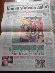 Sabah Gazetesi - 9 Kasım 1998 - Galatasaraylı Emre Belözoğlu Hastaneye Kaldırıldı - Fenerbahçe'de Operasyon - 2 Yıl Önce Öldürülen Ankara'nın Nesim Malki'si Olarak Tanınan Veli Sözdinler Dosyası Yeniden Açıldı - Sinemanın Kötü Adamı Erol Taş Yaşama Etti - Kuzey Irak'ta PKK'lı Avı