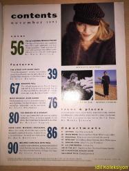 US : The Entertainment Magazine - November 1993 - İngilizce Dergi (The Us İnterview Michelle Pfeiffer - The Other Late Night Race - Readers Poll - Main Squeeze : Evan Dando - The Making of a Starlet - Geek Love : Michael Richards - Belinda Carlisle Gets Real - Harrison Ford - Daniel Day Lewis - Sherilyn Fenn - Steven Spielberg - Quentin Tarantino - Patricia Arquette - Brad Pitt - Leonardo DiCaprio - Nicollette Sheridan - Victoria Duffy - Marty Pesci) Hafif Yıpranmaları Mevcut