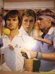 TENNİS MAGAZİN : Januar 1982 - Nr.1 - Almanca Dergi (Ein Matchball ist langst noch kein Sieg - Das Spitzentrio ist Weltklasse - Das Lange Warten auf den Break - Grobe mit kleine Schwachen - Besser spielen mit Stan Smith - Tennislektionen mit Arthur Ashe - Hawaii schon der Name ist Musik - Neu im Markt - Kalstart - Die Reichen und die Hungrigen - Ein Bengel im Alleingang - Club und Turnier - Ein Champion zum Anfassen - Schöne Tage in Teplitz - Mein Sohn wird Weltklasse - Der Aufsteiger - John McEnroe und Björn Borg) Hafif Yıpranmaları ve Lekelenmeler Mevcuttur