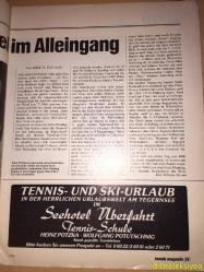 TENNİS MAGAZİN : Januar 1982 - Nr.1 - Almanca Dergi (Ein Matchball ist langst noch kein Sieg - Das Spitzentrio ist Weltklasse - Das Lange Warten auf den Break - Grobe mit kleine Schwachen - Besser spielen mit Stan Smith - Tennislektionen mit Arthur Ashe - Hawaii schon der Name ist Musik - Neu im Markt - Kalstart - Die Reichen und die Hungrigen - Ein Bengel im Alleingang - Club und Turnier - Ein Champion zum Anfassen - Schöne Tage in Teplitz - Mein Sohn wird Weltklasse - Der Aufsteiger - John McEnroe und Björn Borg) Hafif Yıpranmaları ve Lekelenmeler Mevcuttur