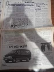 Sabah Gazetesi - 27 Eylül 1998 - Monica Lewinsky Modası - Üçüncü İnönü Zaferi - Toshack'tan Cimbom'a Taş - Alaattin Çakıcı'nın Yaptığı Tarife Göre En Güçlü Enişte Adayı DYP'li Meral Akşener'in Ağabeyi Nihat Gürer - Avrupa İle Pazarlık Gümrük Birliği Masaya Yatırılıyor - Mehmet Barlas Zaman Gazetesi'nden de Ayrıldı - Meral Akşener Alaattin Çakıcı Ve Halasını Tanımam - Mesut Yılmaz'a Özel Bir Madalya