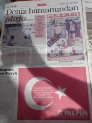 Milliyet 75. Yıl Gazetesi - 29 Ekim 1998 - Cici Kızlar Belleklerden Silinmedi - Eurovision -Ve Asya Avrupa Birleşti - Cumhuriyetin İlk Reklam Yıldızları - Öztürk Serengil - Turgay Şeren - Samanyolu 300 Binle Hit Oldu - Erkin Koray - Cem Karaca - Barış Manço - Louis Armstrong Türkiye'de - Radyolu Günler Tam Bir Şenlik - Cep Kitapları Meydan Muharebesi -  Naylon İcadı - Şimdi Yerli Malı Zamanı - Nimet Abla İşe Tayyare Piyangosu İle Başladı - Türk Güzeli Keriman Halis - Ankara Palas - Gazi Mustafa Kemal Atatürk